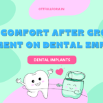 What are the discomfort after crown placed on dental implant